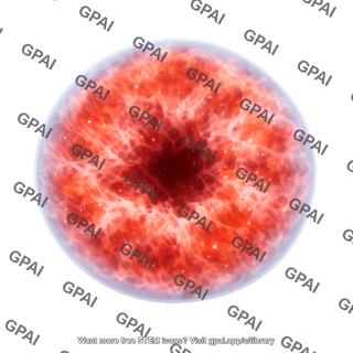 Expanding supernova nebula