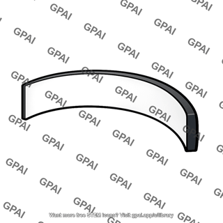 Curved mirror segment