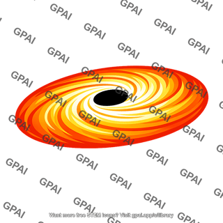 Accretion disk spiral