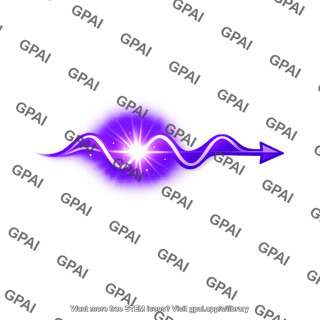 Ultraviolet photon glow icon