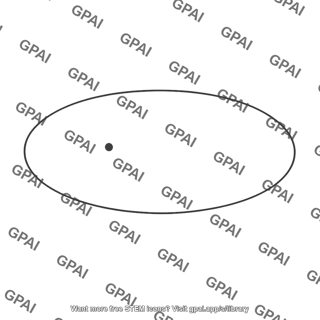 Elliptical orbit with focus