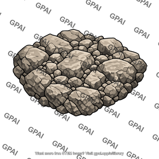 Asteroid rubble pile
