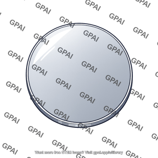 Circular mirror disk