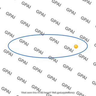 Orbital path ellipse