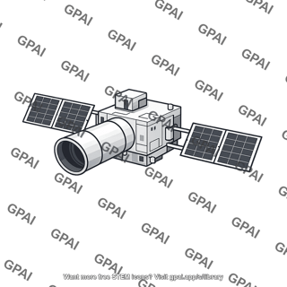 Space telescope satellite