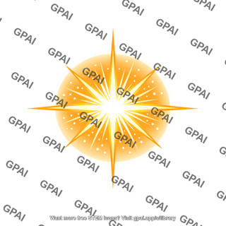 Stylized supernova