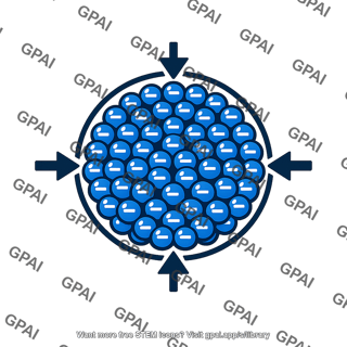 Electron degeneracy pressure symbol