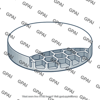 Honeycomb mirror blank
