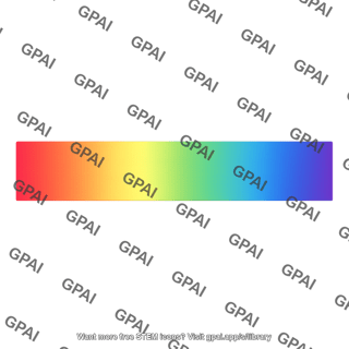 Rainbow color gradient