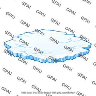 Earth surface ice
