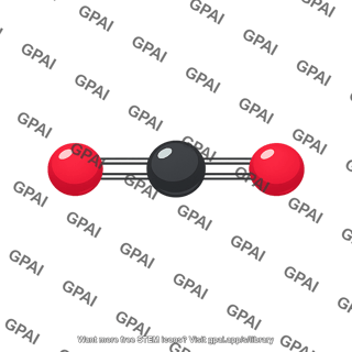 Carbon dioxide molecule