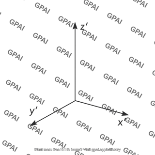 Coordinate axes primed