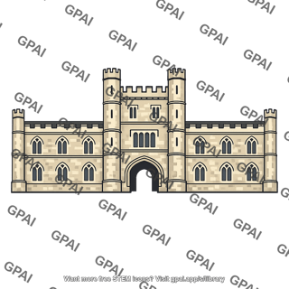 Cambridge university college building