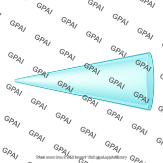 Radar beam conical