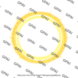 Glowing yellow ring