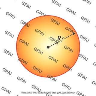 Stellar radius rf