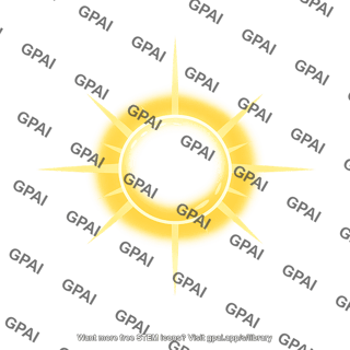 Stylized sun