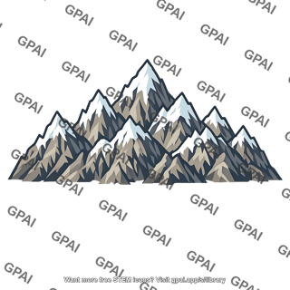 Snow capped mountains