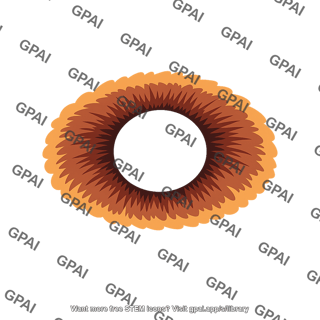 Textured brown ring
