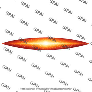 Elongated stellar disk