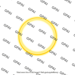 Glowing yellow ring