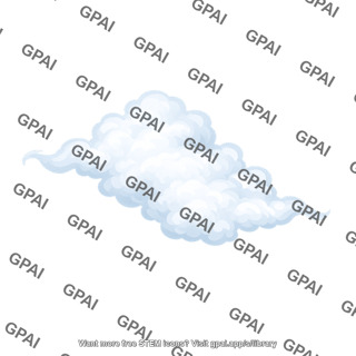 Fluffy cloud