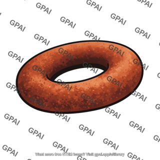 Brown donut