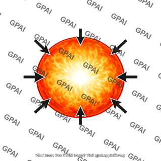 Collapsing star