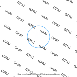 Blue circle outline