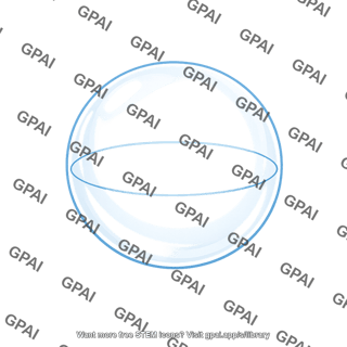 Transparent sphere