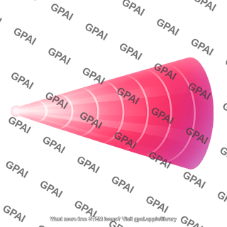 Radio emission beam red fan