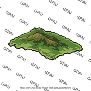 Tropical volcanic island