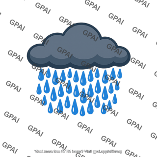 Heavy rain with cloud