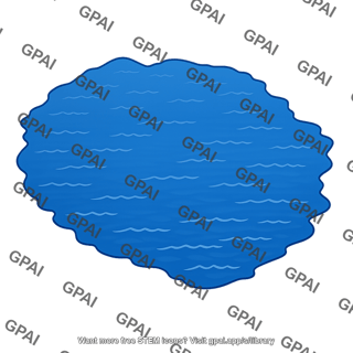 Blue pond