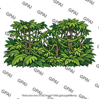 Jungle vegetation