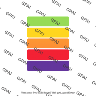 Colored bar stack