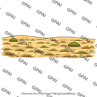 Steppe grassland