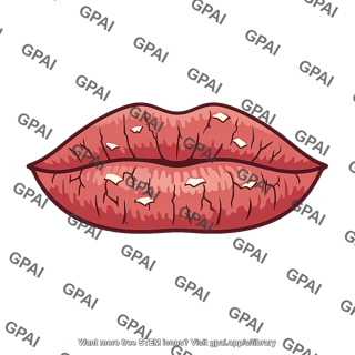 Lip chapped