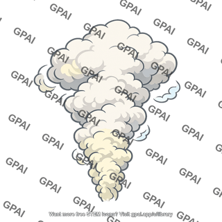 Volcanic gas plume