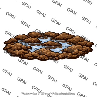 Waterlogged soil