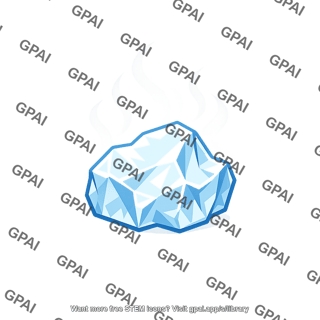 Sublimating ice