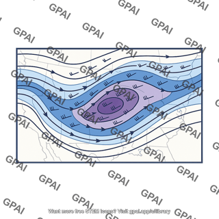 Upper air chart isotach