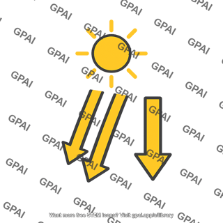 Sun angle high