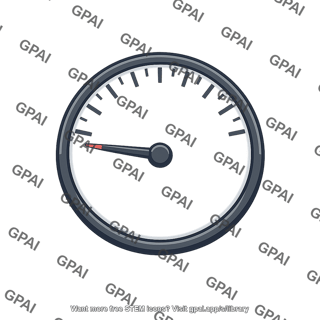 Speedometer style dial