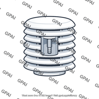 Temperature shield louvered ring