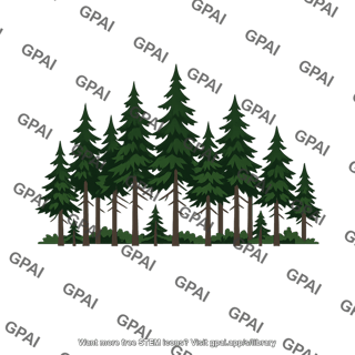 Taiga forest