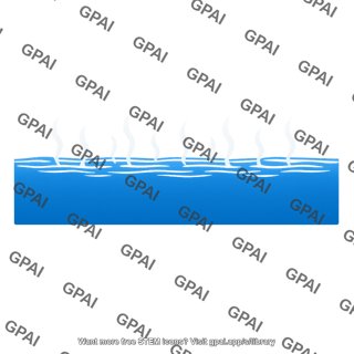 Lake surface warm