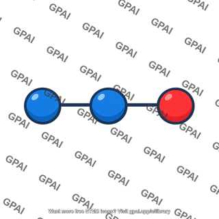 Nitrous oxide molecule