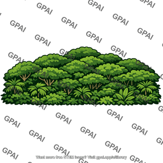 Tropical rainforest canopy