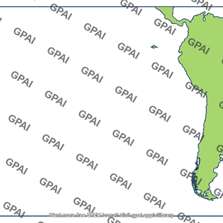 South pacific ocean eastern